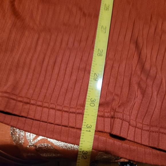 Full Circle Trends Fall Rust Orange Super Soft Cropped Lounge Size Medium - Picture 6 of 10